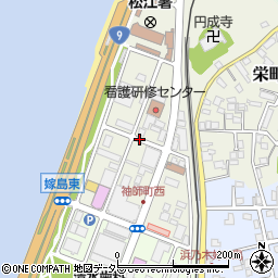 島根県松江市袖師町周辺の地図