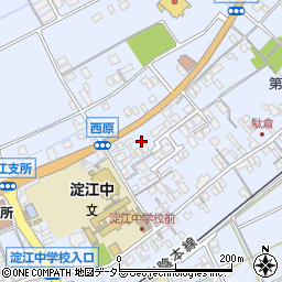 鳥取県米子市淀江町西原627-26周辺の地図