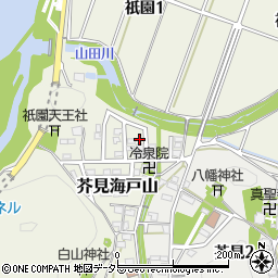 岐阜県岐阜市芥見海戸山97周辺の地図
