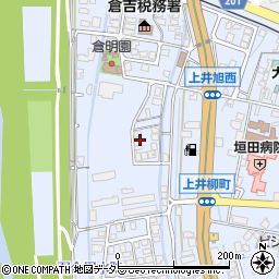 鳥取県倉吉市上井503-21周辺の地図