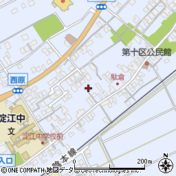 鳥取県米子市淀江町西原619-2周辺の地図