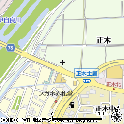 岐阜県岐阜市正木827周辺の地図