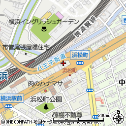鶴見石油株式会社　浜松町給油所周辺の地図