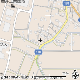 岐阜県本巣市屋井906周辺の地図