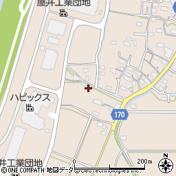 岐阜県本巣市屋井956周辺の地図