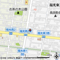 岐阜日産自動車長良福光店周辺の地図