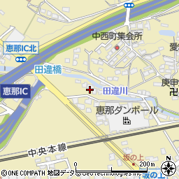 田違川周辺の地図