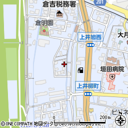鳥取県倉吉市上井503-24周辺の地図