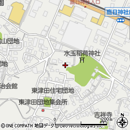 島根県松江市東津田町1394周辺の地図