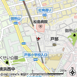 神奈川県横浜市西区御所山町21周辺の地図