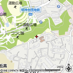 桜ヶ丘東部自治会館周辺の地図