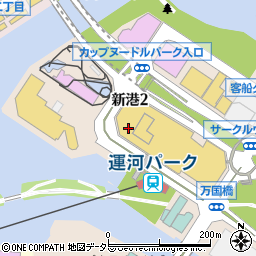 くし葉 横浜ワールドポーターズ周辺の地図