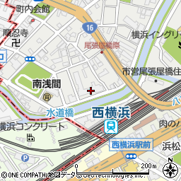 藤和西横浜ハイタウン周辺の地図
