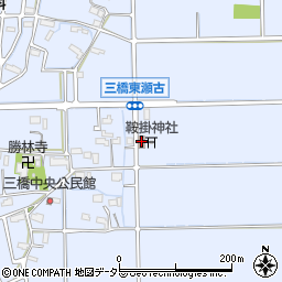 三橋公民館周辺の地図