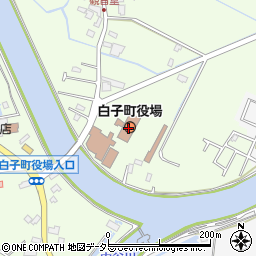 千葉県長生郡白子町周辺の地図