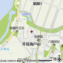 岐阜県岐阜市芥見海戸山106周辺の地図