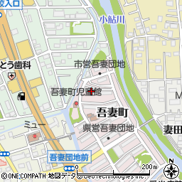 神奈川県厚木市吾妻町1-19周辺の地図