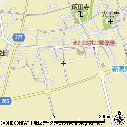 滋賀県長浜市高畑町377-1周辺の地図