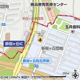横浜銀行Ｆｕｊｉ新桜ヶ丘店 ＡＴＭ周辺の地図
