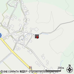 福井県三方上中郡若狭町関周辺の地図