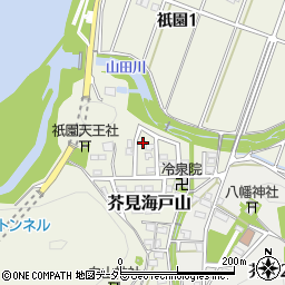 岐阜県岐阜市芥見海戸山114周辺の地図