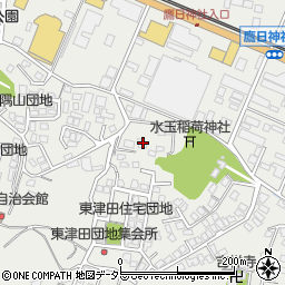 島根県松江市東津田町1396周辺の地図