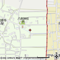 岐阜県本巣市春近周辺の地図