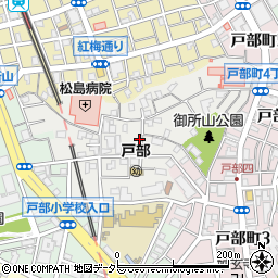 神奈川県横浜市西区御所山町13-4周辺の地図