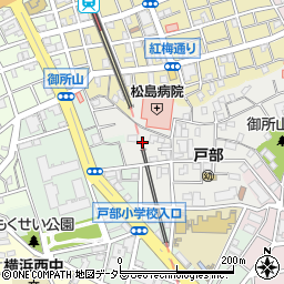 神奈川県横浜市西区御所山町22周辺の地図