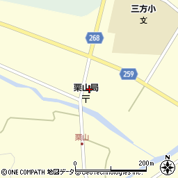 兵庫県豊岡市日高町栗山655-1周辺の地図