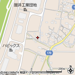 岐阜県本巣市屋井940-5周辺の地図