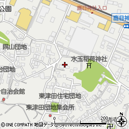 島根県松江市東津田町1393周辺の地図