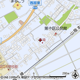 鳥取県米子市淀江町西原605周辺の地図