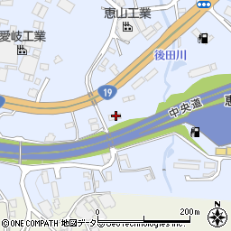 宇部生コンクリート株式会社恵那工場周辺の地図