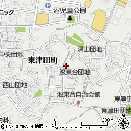 島根県松江市東津田町1430周辺の地図
