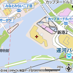 アニヴェルセルみなとみらい横浜周辺の地図