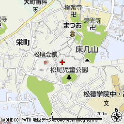 島根県松江市松尾町周辺の地図