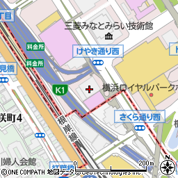 横浜銀行みなとみらい支店 ＡＴＭ周辺の地図