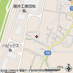 岐阜県本巣市屋井940周辺の地図