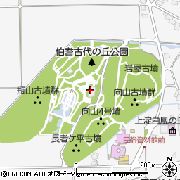 米子市役所　伯耆古代の丘公園周辺の地図