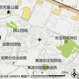 島根県松江市東津田町1413-19周辺の地図