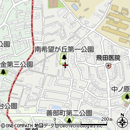 神奈川県横浜市旭区南希望が丘133-9周辺の地図