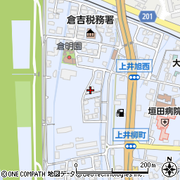 鳥取県倉吉市上井503-36周辺の地図