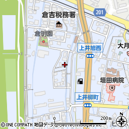 鳥取県倉吉市上井503-33周辺の地図