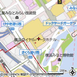 横浜ランドマークタワー　スカイガーデン周辺の地図