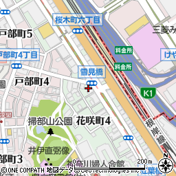 グリフィン横浜・桜木町拾壱番館周辺の地図
