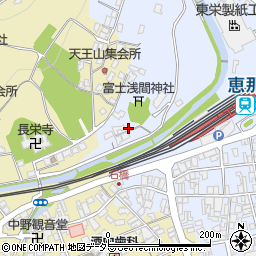 岐阜県恵那市大井町342-9周辺の地図