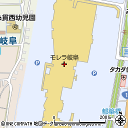 アベイルモレラ岐阜店周辺の地図