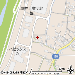 岐阜県本巣市屋井944-5周辺の地図