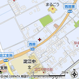 鳥取県米子市淀江町西原1142-2周辺の地図